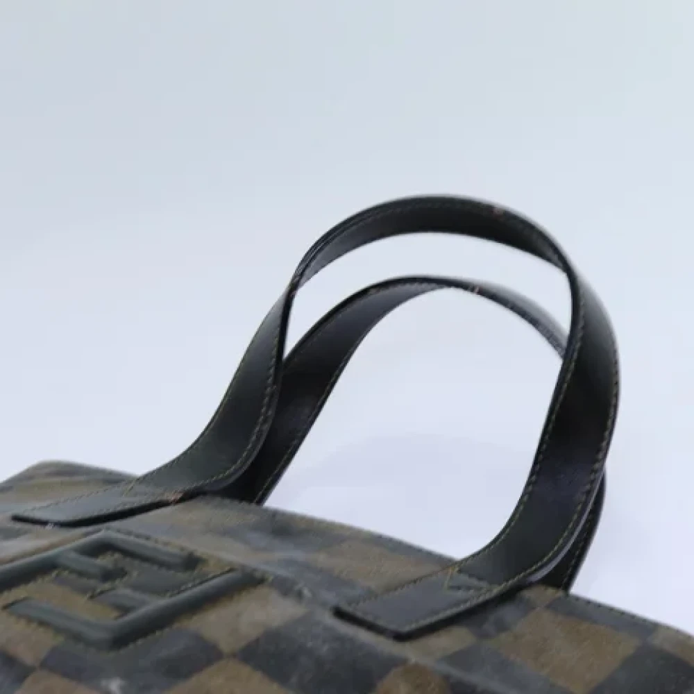 Fendi Vintage Pre-owned Canvas handbags Brown Dames