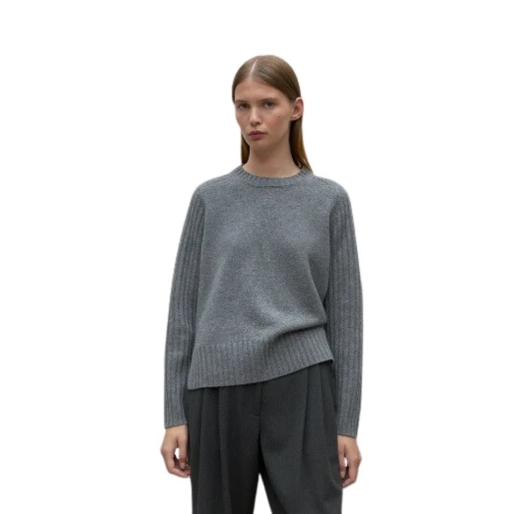 Ecoalf Eucalyptus Wol Raglan Trui Gray Dames
