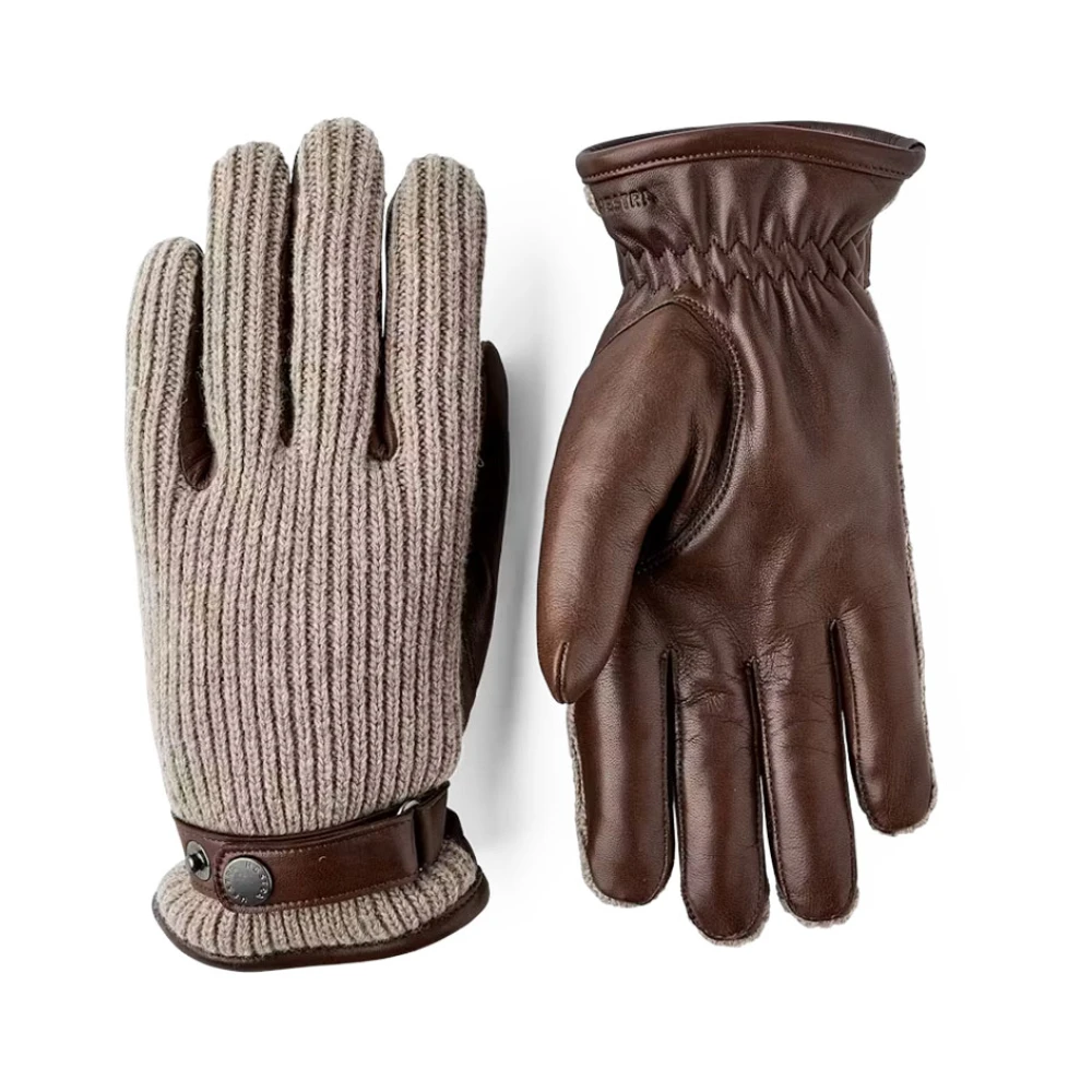 Hestra Sportieve Leren Handschoenen Lichtbruin Brown Unisex