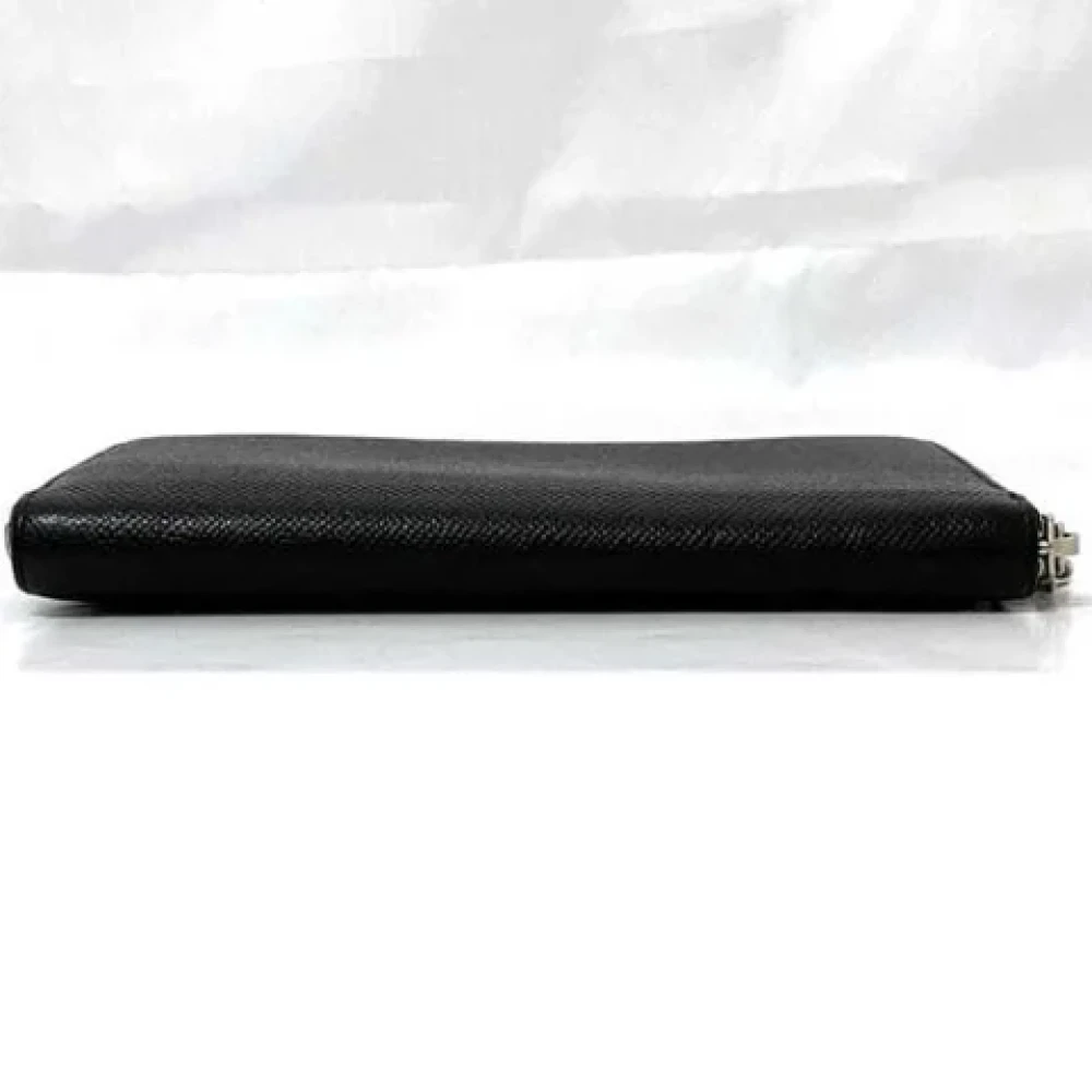 Bvlgari Vintage Pre-owned Fabric wallets Black Dames