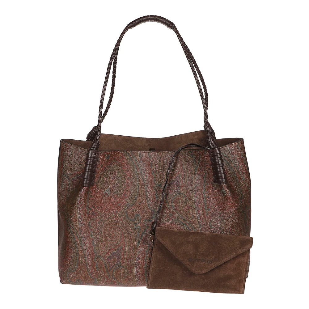 ETRO Libra Winkel Tas Brown Dames