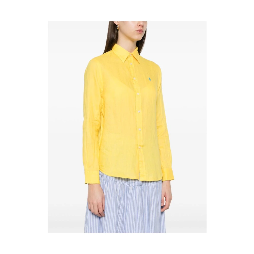 Ralph Lauren Overhemd Yellow Dames