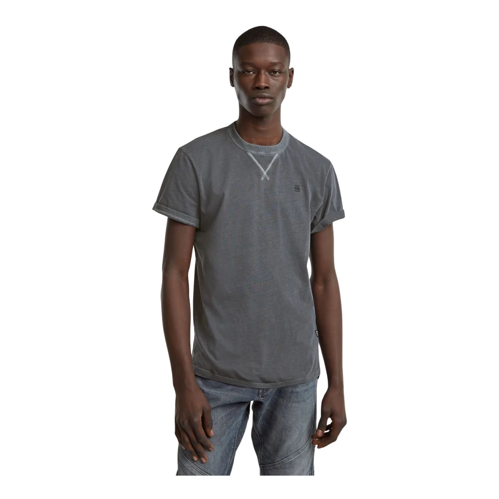 G-Star Effen Korte Mouw T-shirt Gray Heren