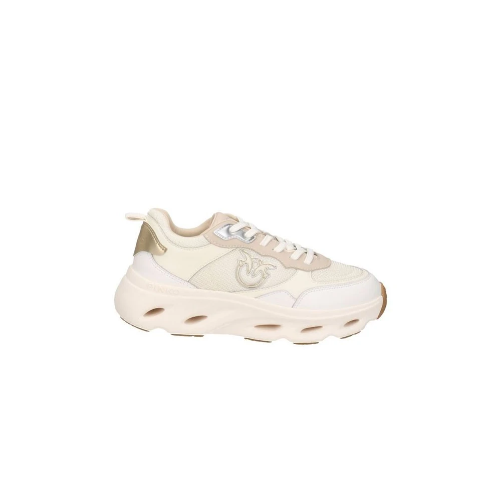 Pinko Pink 09 Sneaker - Female - Sneakers - Beige - 6 Uk - Shoes