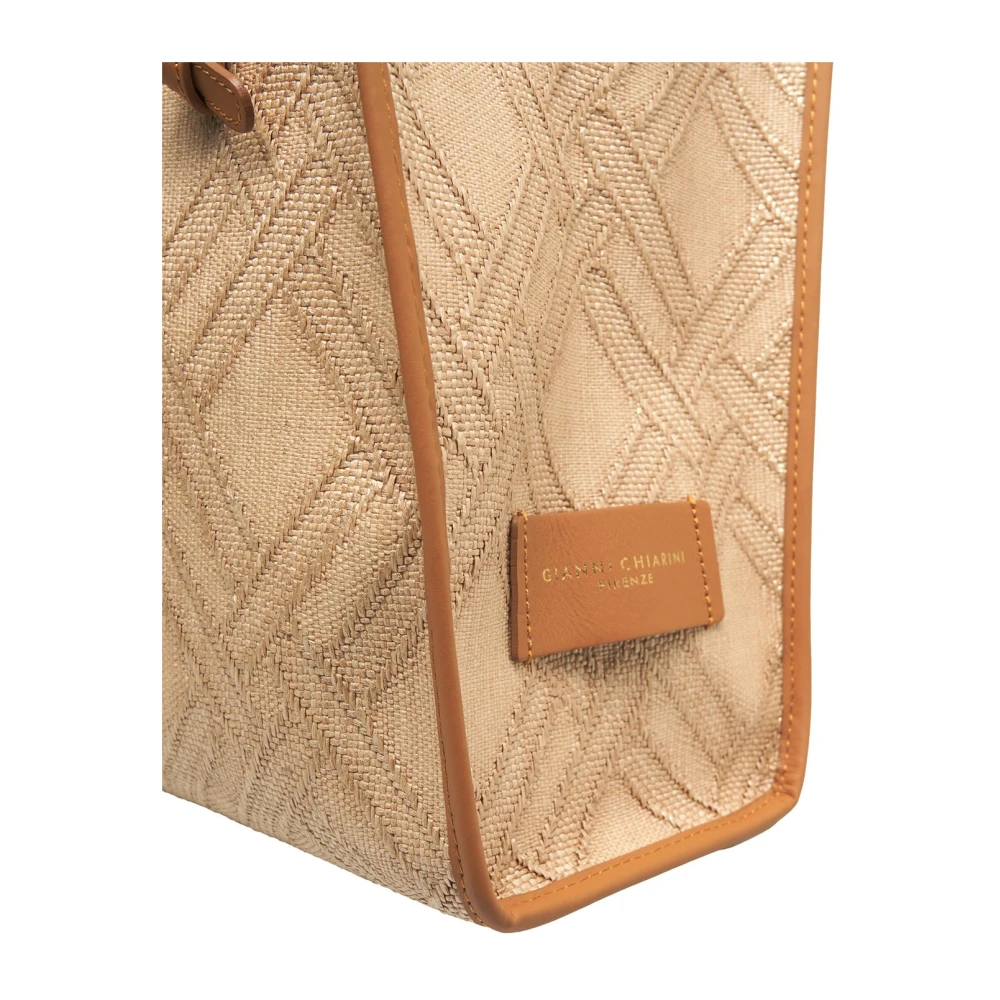 Gianni Chiarini Beige 'Marcella' Shopper Handtas Beige Dames