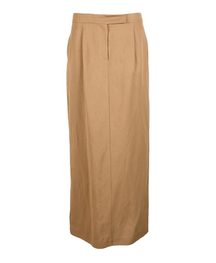 elegante-jupe-gonna-en-lin-melange