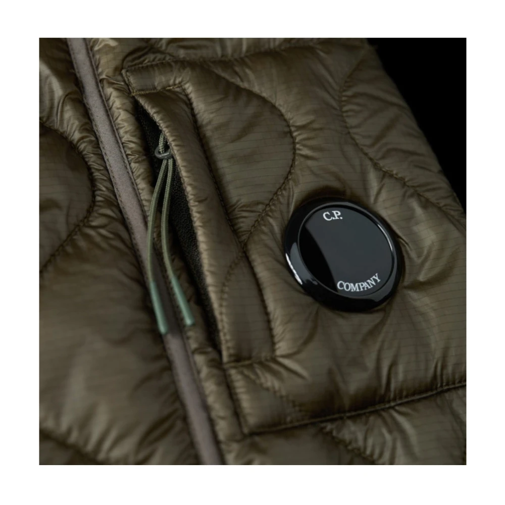 C.P. Company Bosgroene Gewatteerde Hoodie Jas Green Heren