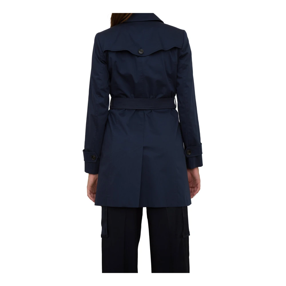 Marella Stijlvolle Trenchcoat voor Vrouwen Blue Dames