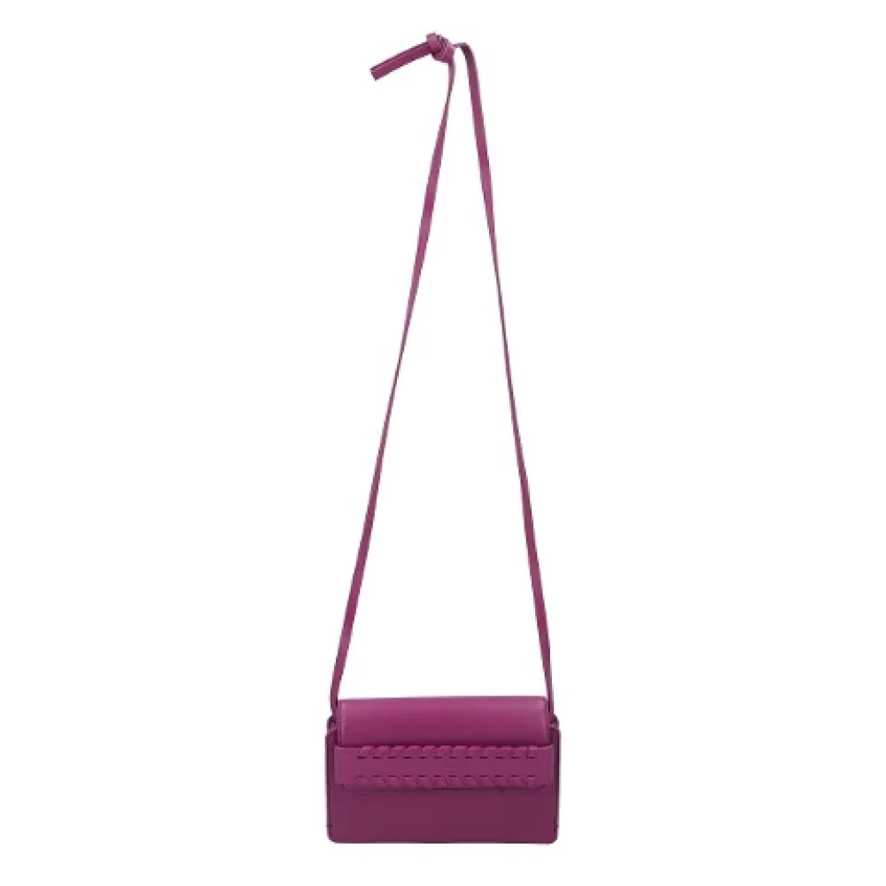 Chloé Leather shoulder-bags Purple Dames