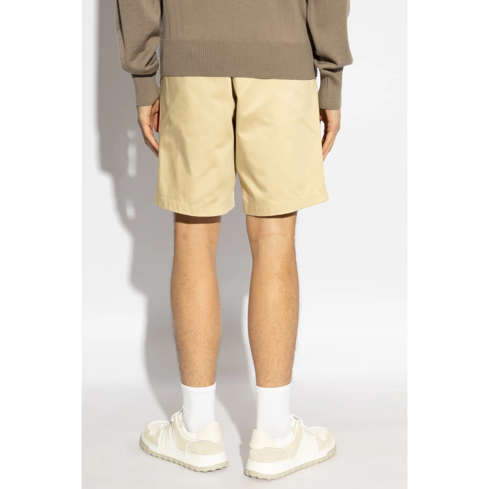 Ami Paris Shorts met Zakken Beige Heren