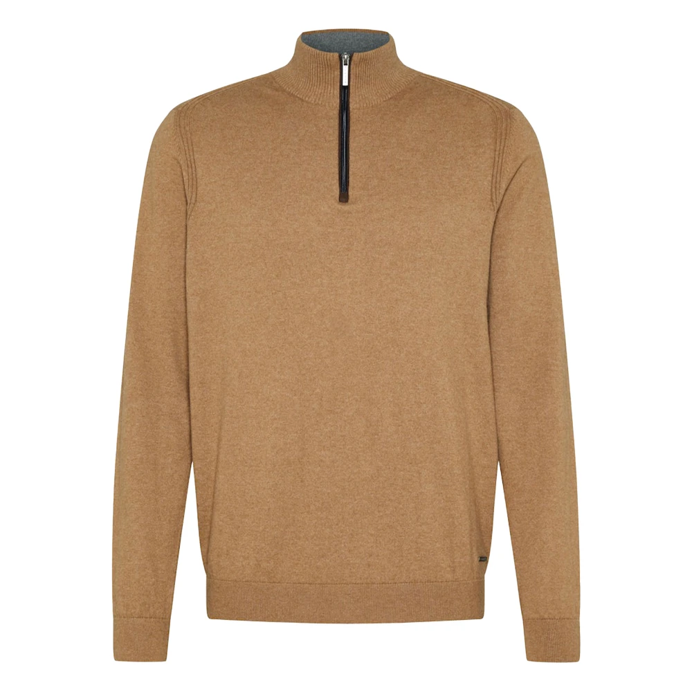 Bugatti Stijlvolle Cognac Sweater Brown Heren