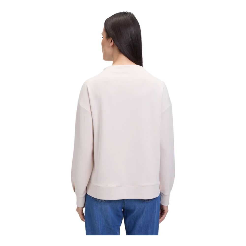 Betty Barclay Glitter Turtleneck Sweatshirt Beige Dames