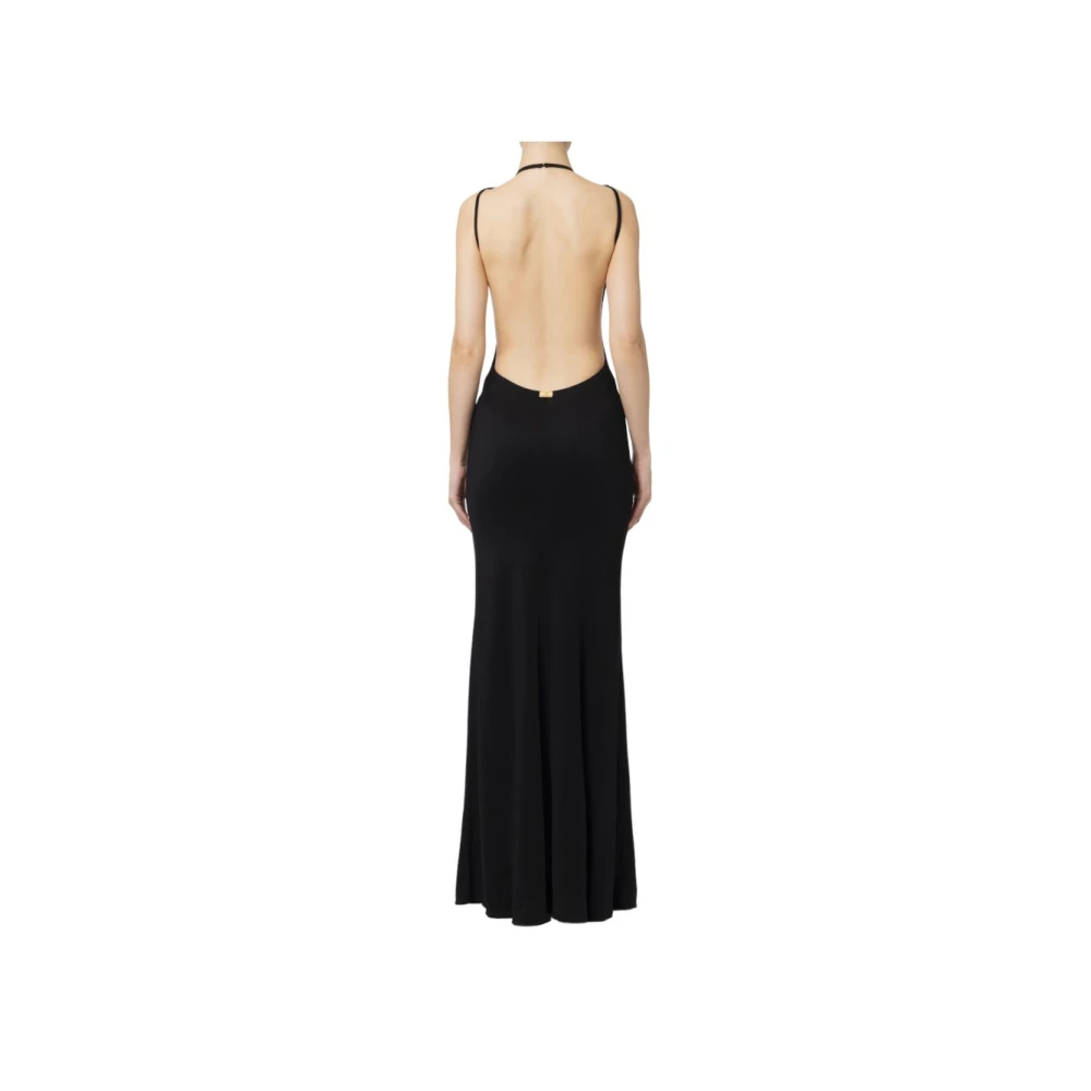 Elisabetta Franchi Maxi Dress Black Dames