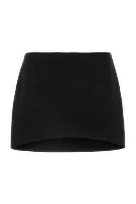 Strukturerad plisserad minikjol