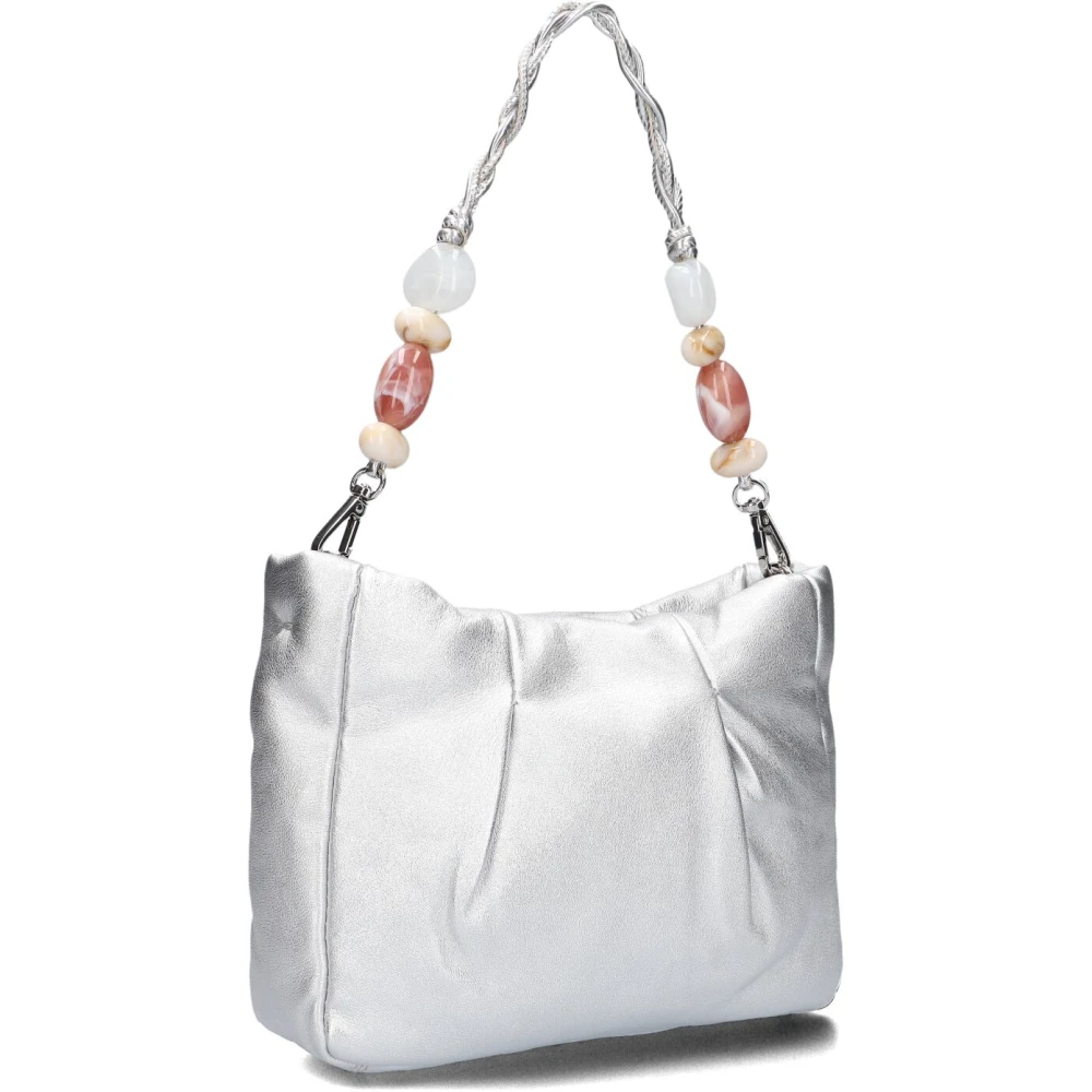 Unisa Stijlvolle Zilveren Handtas Zana Gray Dames
