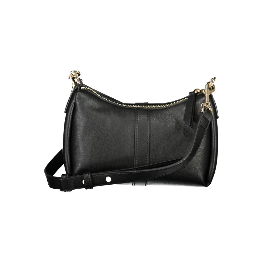 Tommy Hilfiger Zwarte Polyester Handtas met Verstelbare Band Black Dames