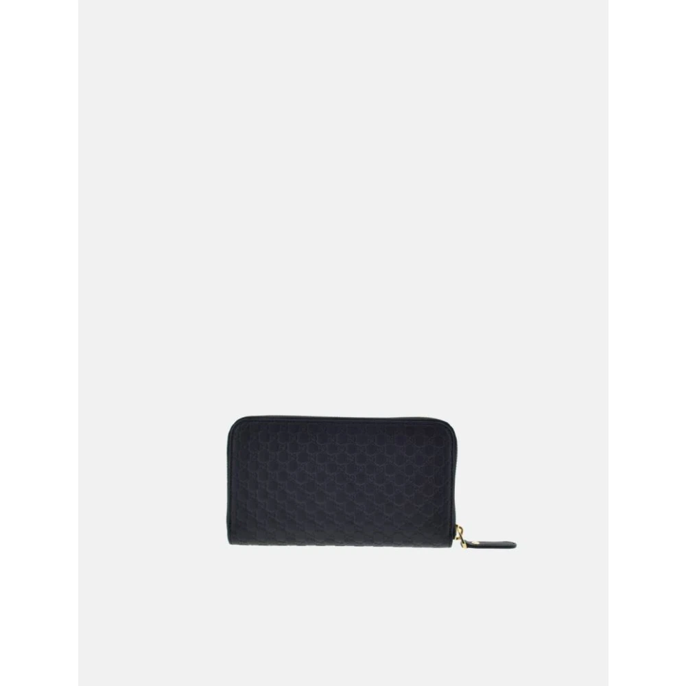 Gucci Zwarte Micro sima Portemonnee in Zwart Black Dames