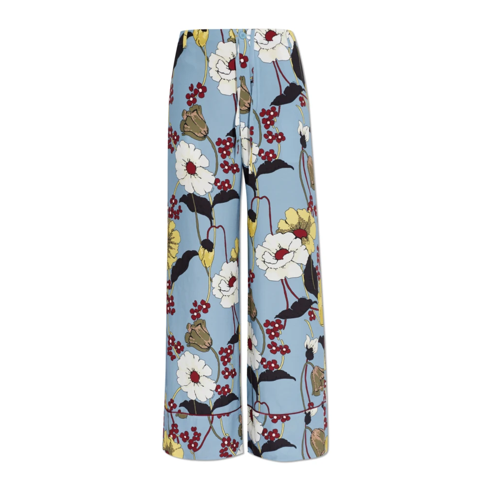 Marni Multicolor Melodia Satin Trousers