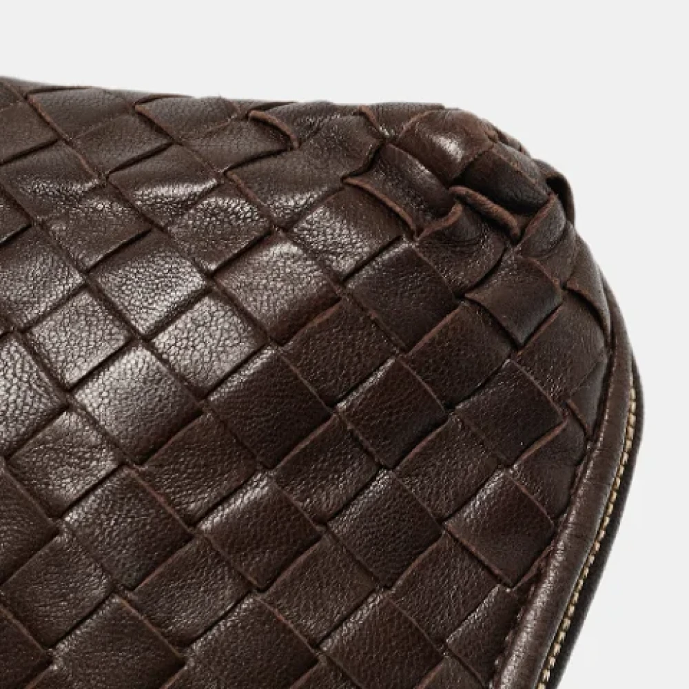 Bottega Veneta Vintage Pre-owned Leather pouches Brown Dames