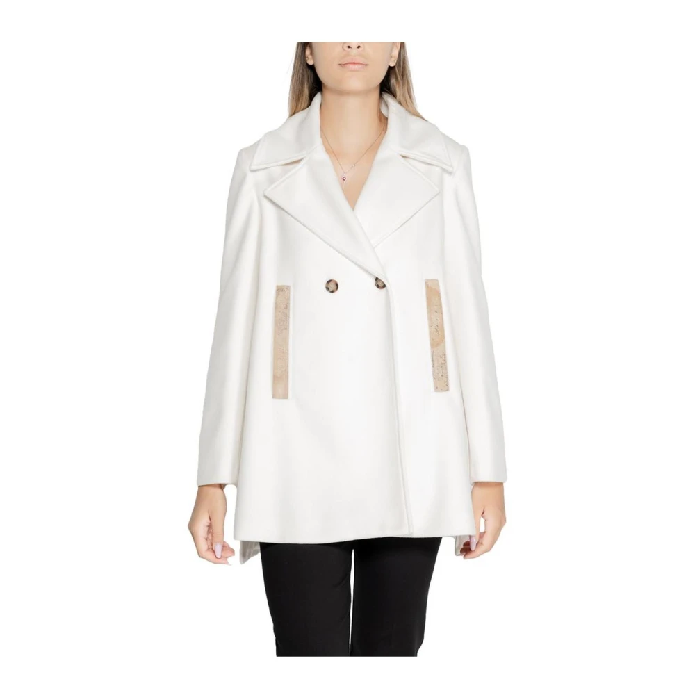 Alviero Martini 1a Classe Herfst Winter Dames Polyester Blend Jassen White Dames