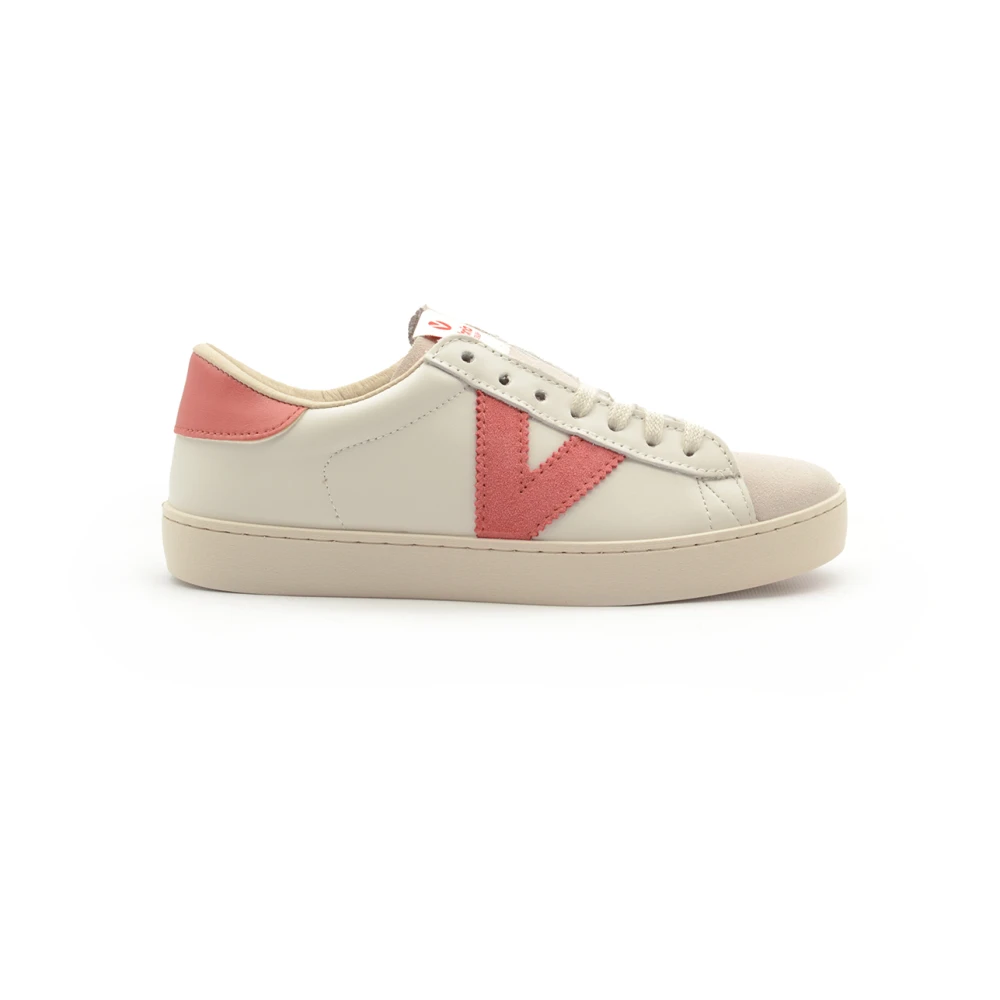 Victoria Leren Sneakers met Crosta Neus Dames Schoenen Wit