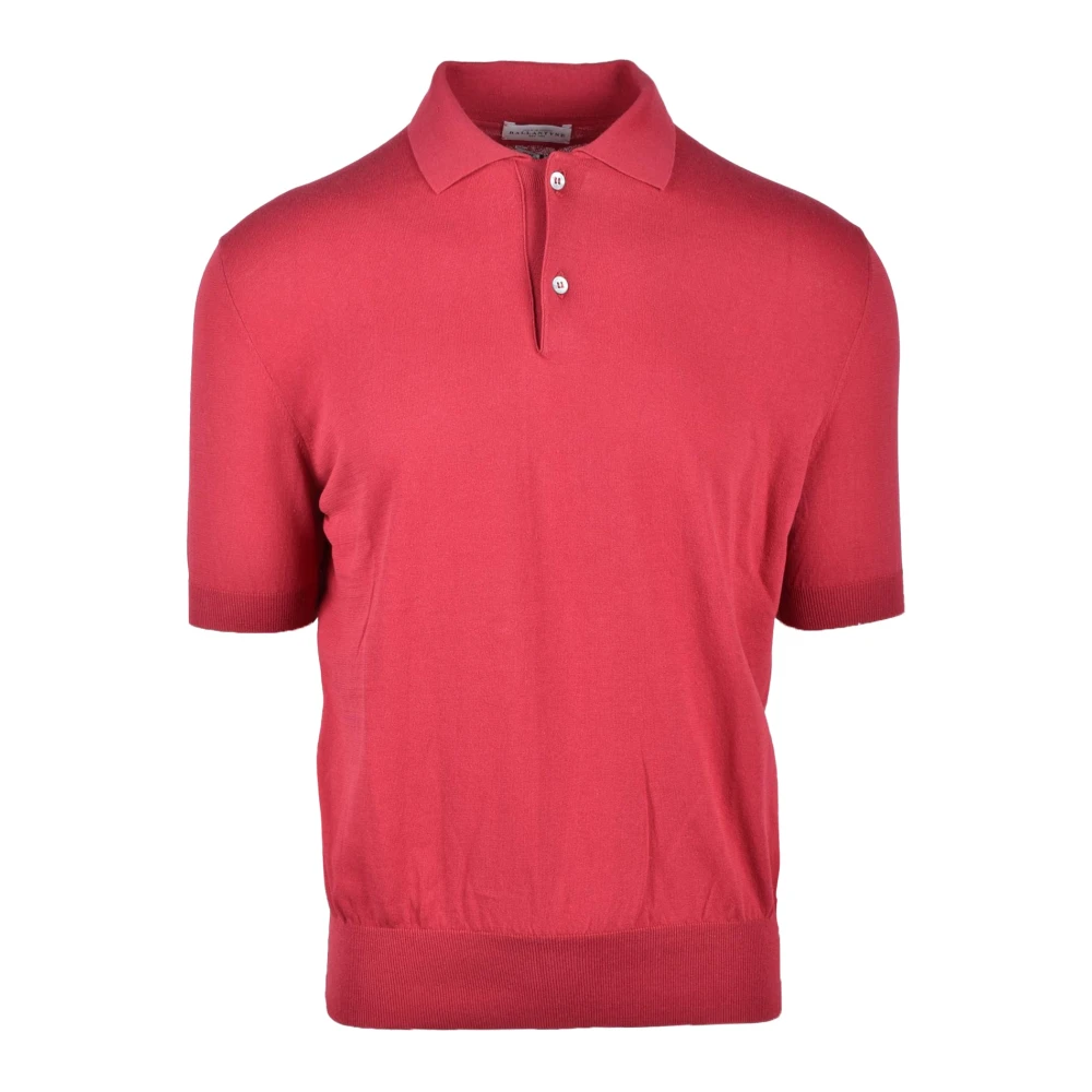 Ballantyne Katoenen Polo Shirt Red Heren