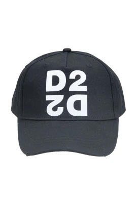 Kontrast Logo Baseball Cap Sliten Skärm