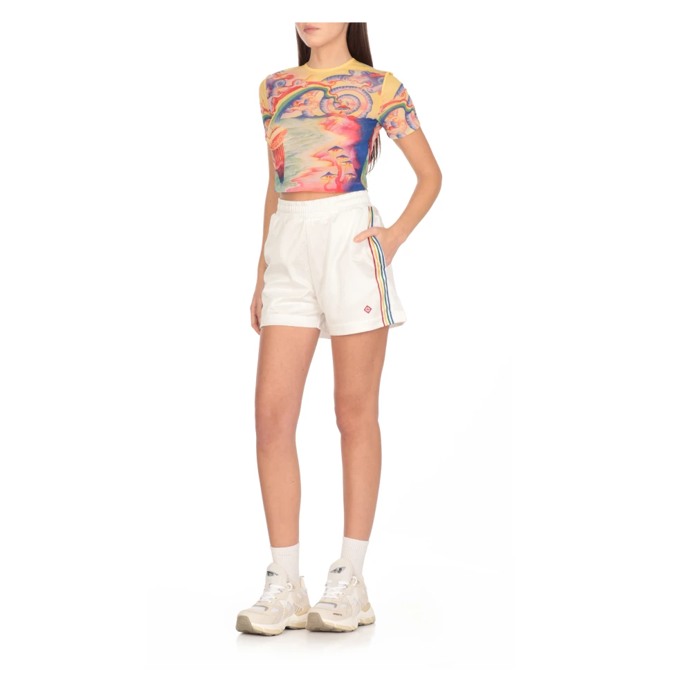 Casablanca Natuur Leraar Lange Mouw Top Multicolor Dames