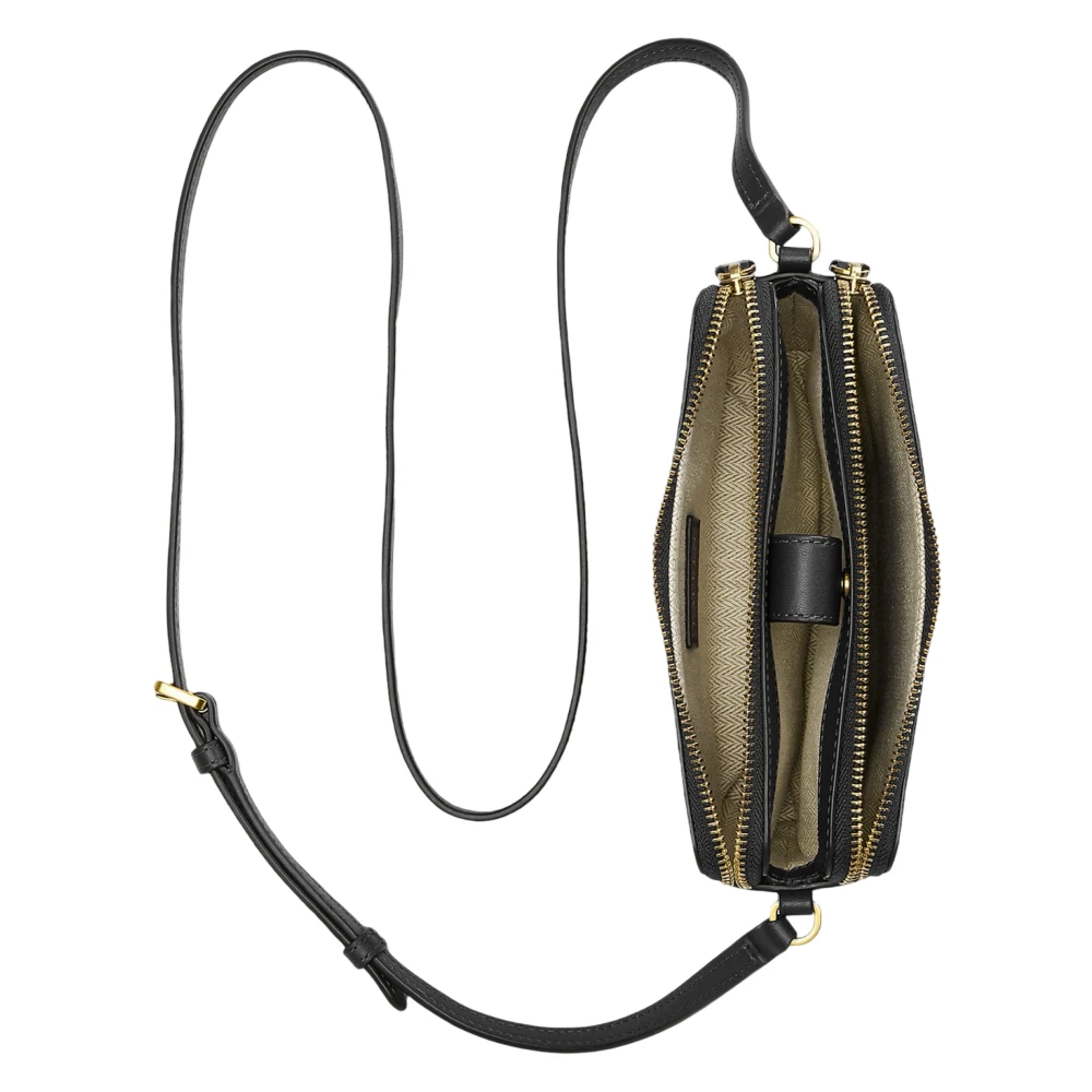 Ralph Lauren Medium Crossbody Portemonnee Tas Black Dames