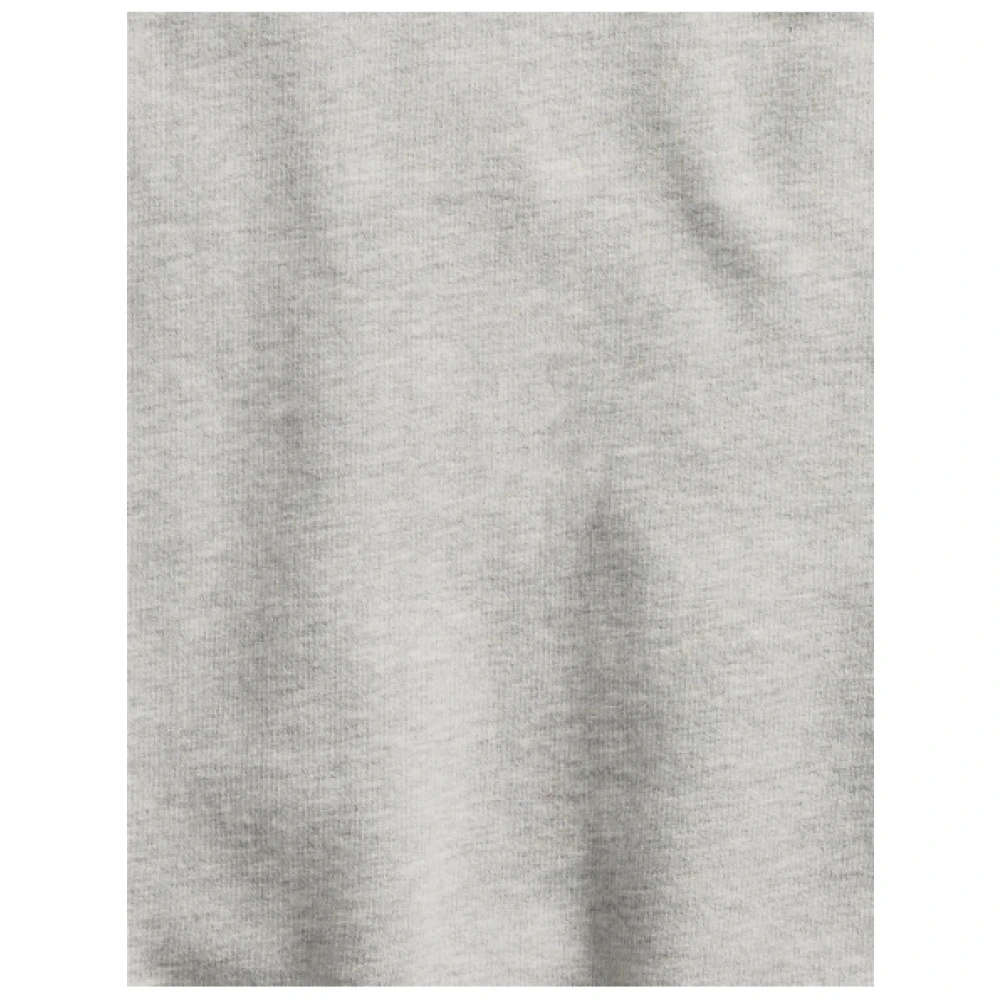 Polo Ralph Lauren Fleece Sweatshirt met V-Inzetstuk en Geborduurde Polo Player Gray Heren