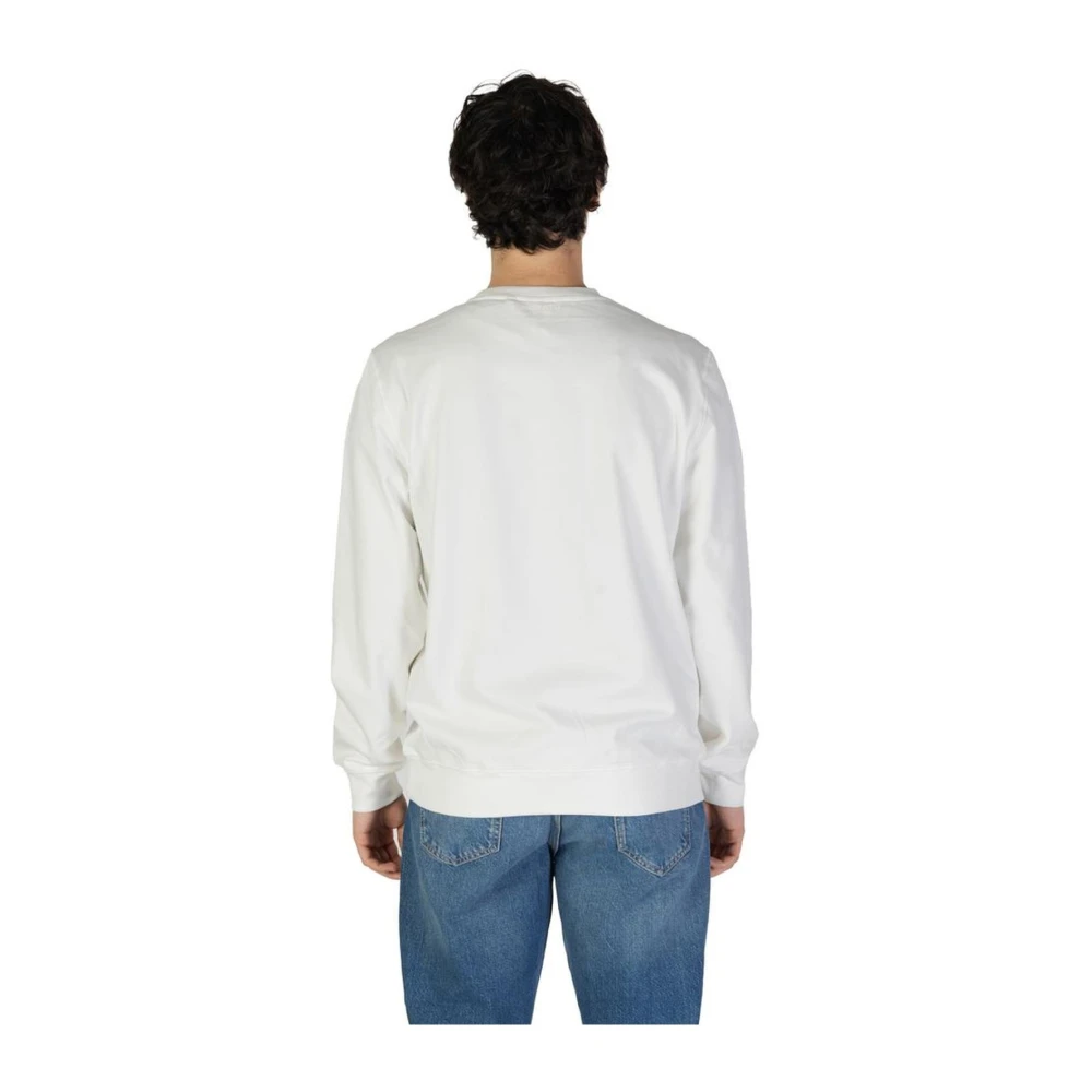 Antony Morato Witte Katoenmix Longsleeve Shirt White Heren