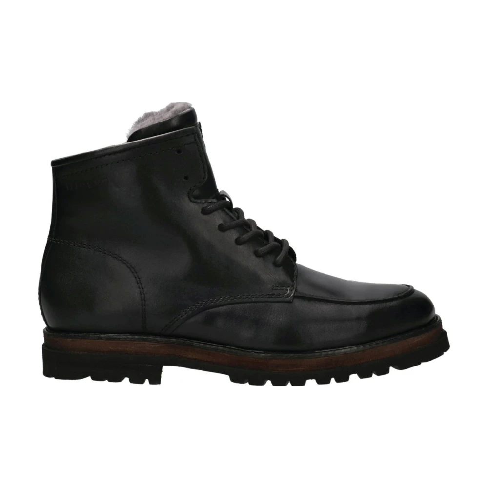 Bugatti Men's Black Lace-Up Boots, 8 Uk, Ankle Boots For