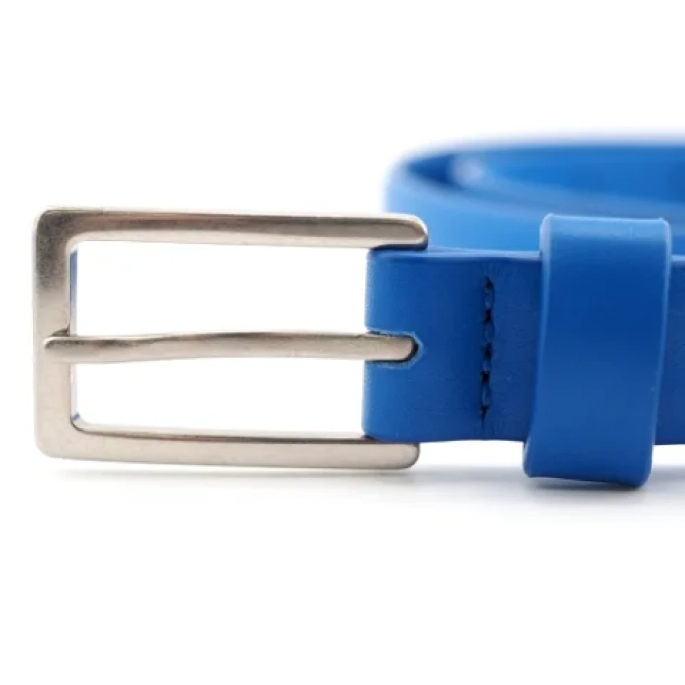 Bottega Veneta Vintage Pre-owned Leather belts Blue Dames