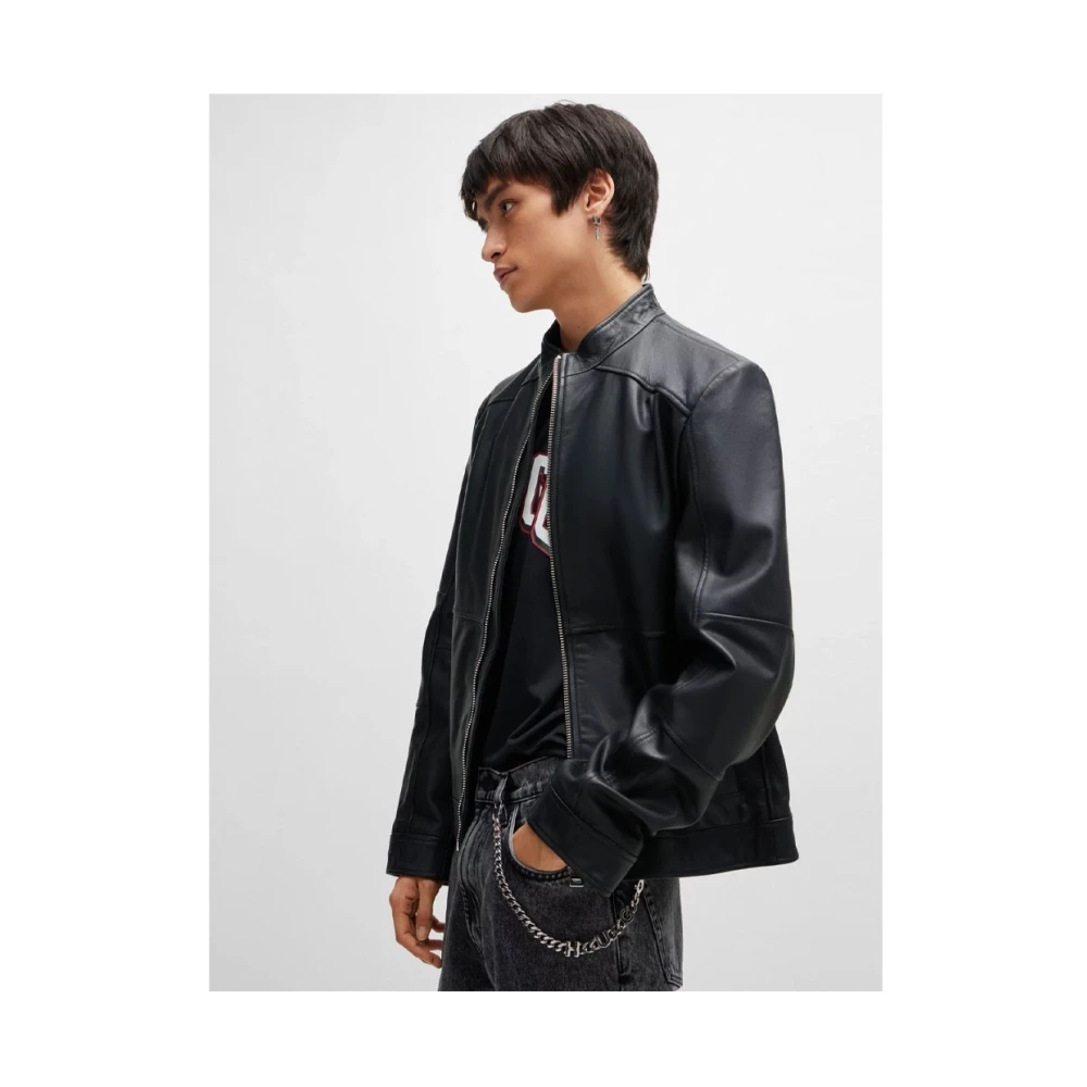 Hugo Boss Stijlvolle Herenjas Black Heren