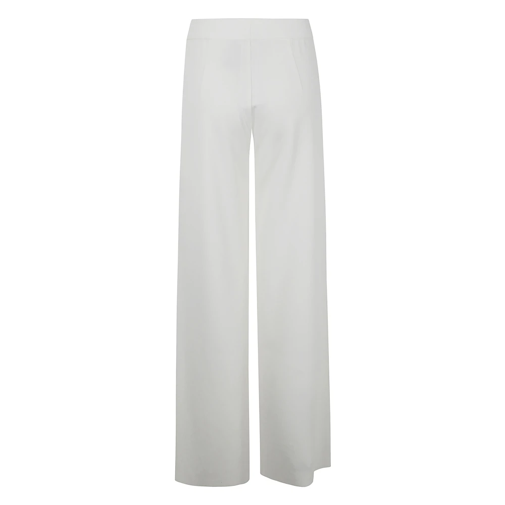 MRZ Stijlvolle Wide Leg Broek White Dames
