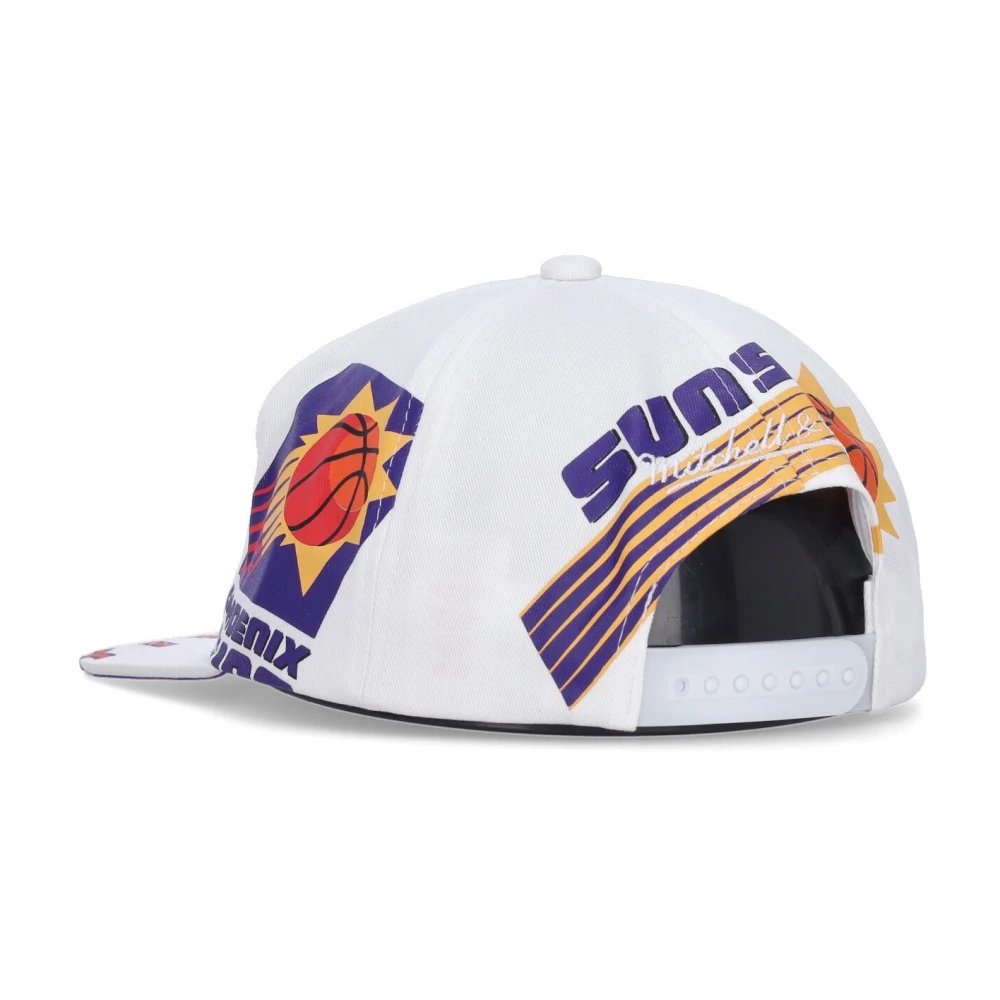 Mitchell & Ness NBA Phoenix Suns Platte Klep Pet White Heren