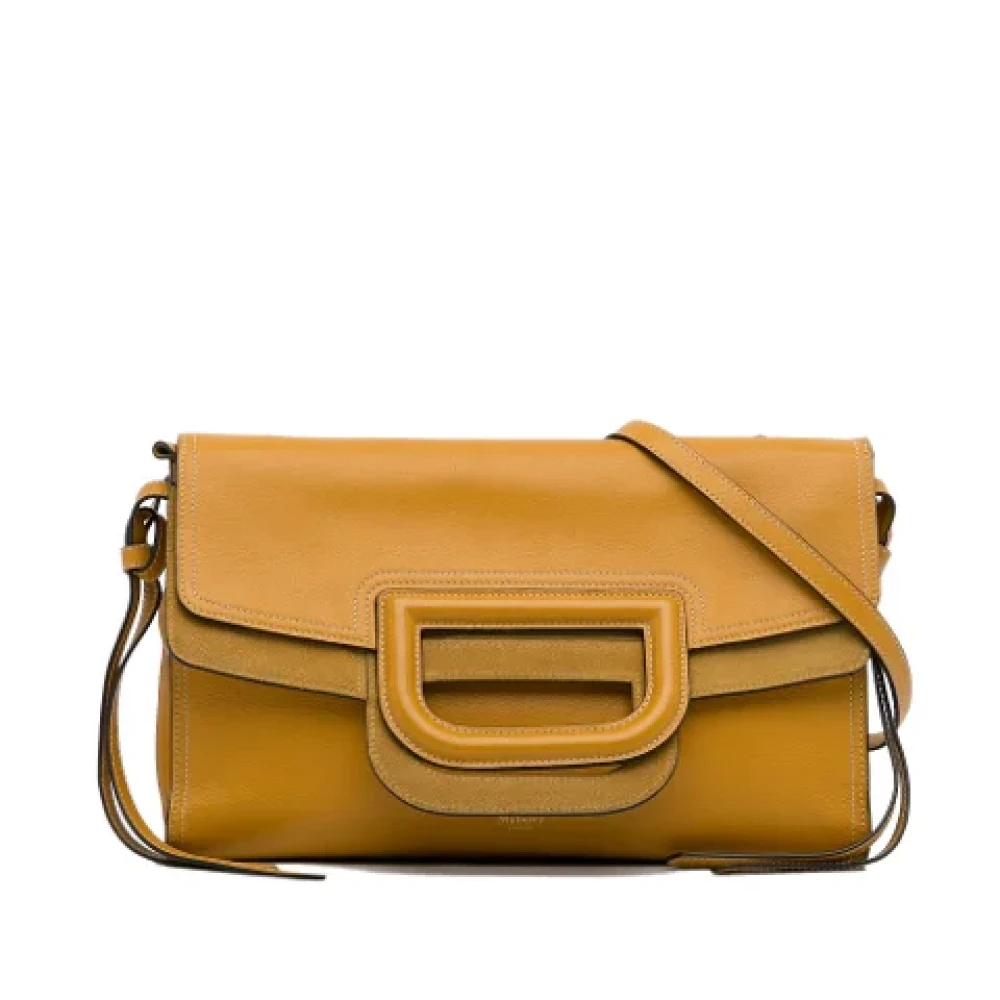 Mulberry Pre-owned Leather shoulder-bags Yellow Dames