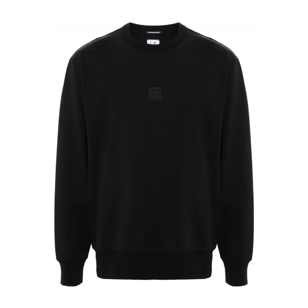 C.P. Company Metropolis Serie Logo Sweatshirt Zwart Black Heren
