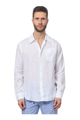 chemise-blanche-en-lin-avec-poche