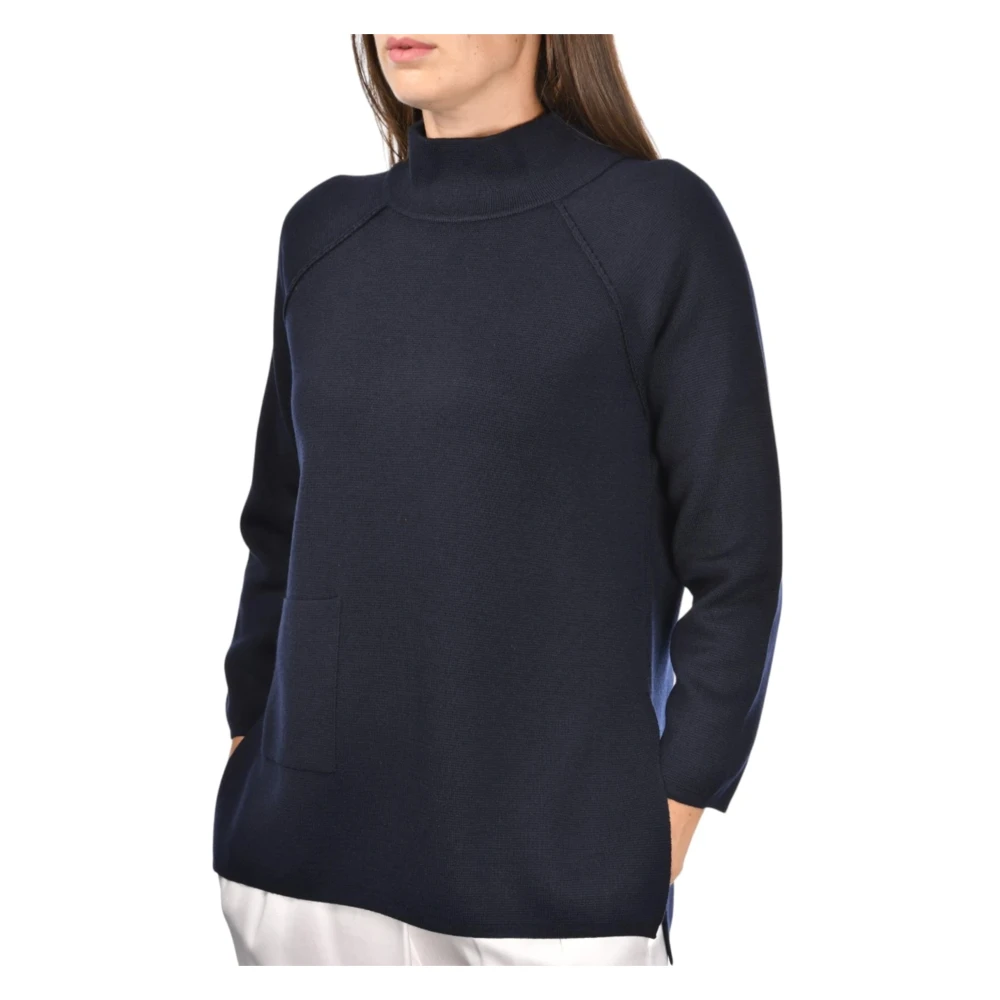 Gran Sasso Stijlvolle Lupetto Trui Black Dames