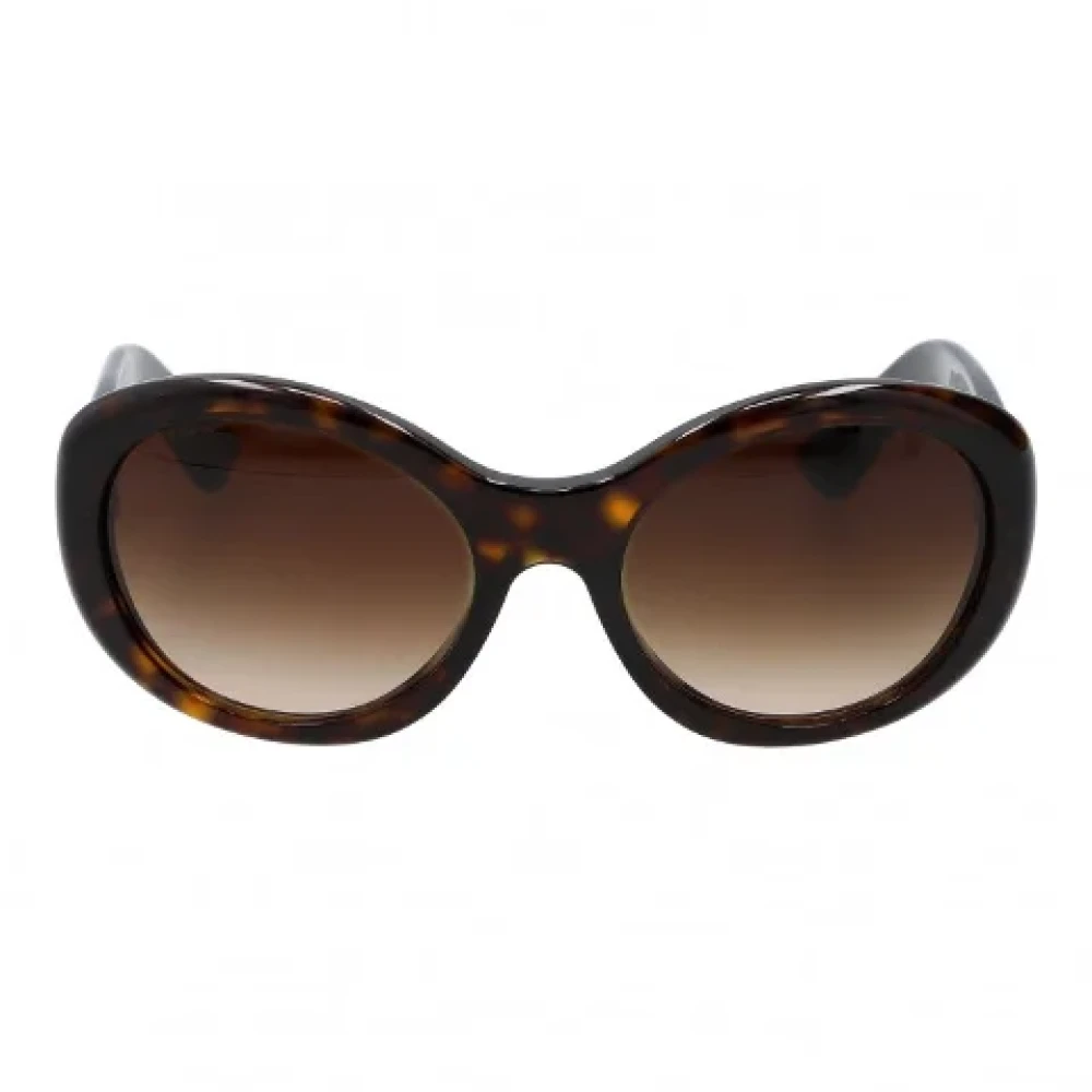 Prada Vintage Pre-owned Fabric sunglasses Brown Dames