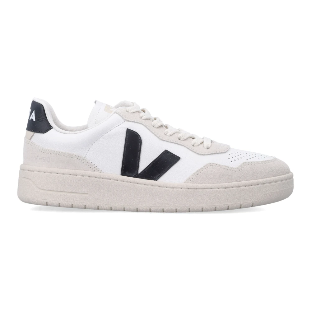 Veja Men's White V-90 Trainers - Sneakers - 10 Uk - Shoes
