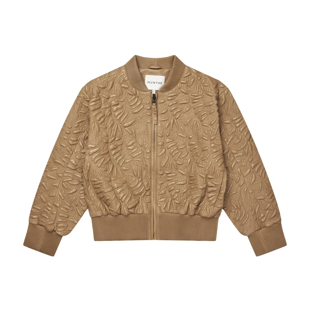Munthe Women's Brown Leather Jacket