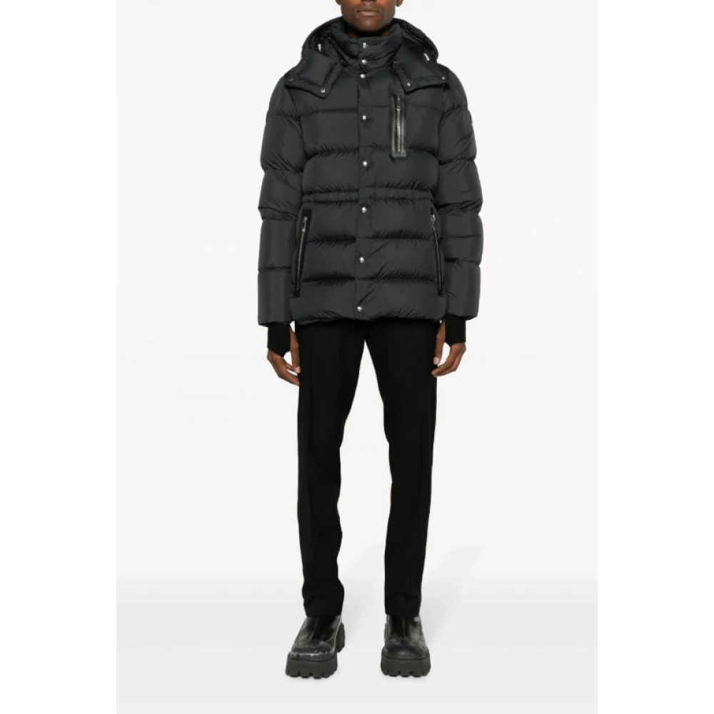 Moncler Afneembare capuchon jas Black Heren
