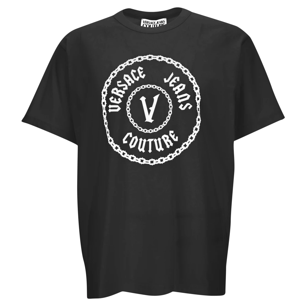 Versace Jeans Couture T-shirts en Polos Black Heren