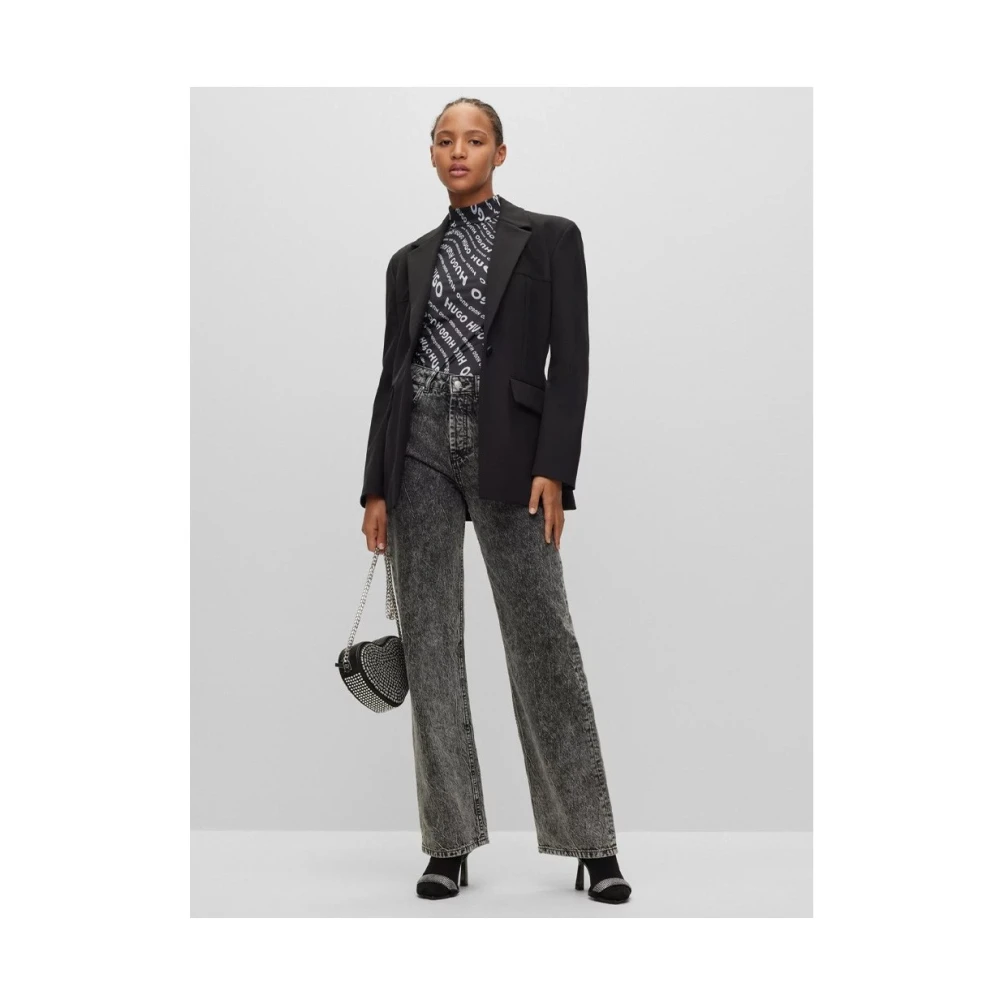 Hugo Boss Stijlvolle Jas voor Mannen Blue Dames