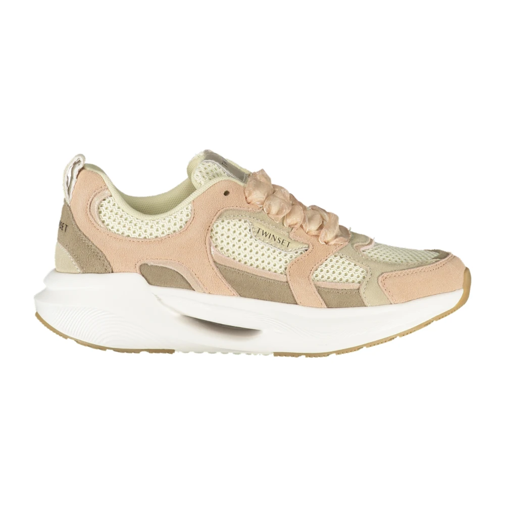 Twinset Pink Sports Shoe With Laces - Female - Sneakers - 7 Uk - Shoes
