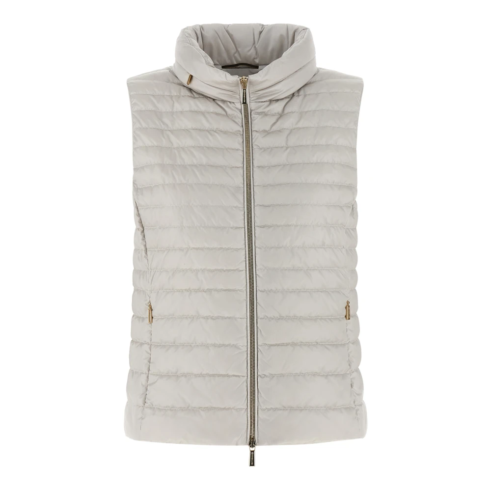 Moorer Women's Beige Waistcoats, S, Villan Vest