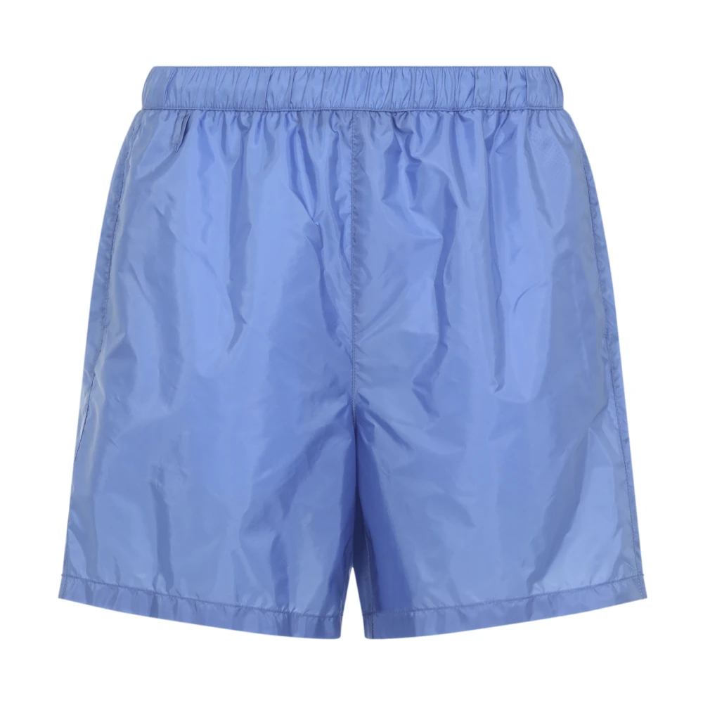 Prada Men's Blue Beachwear, Xl, Re-Nylon Swim Shorts