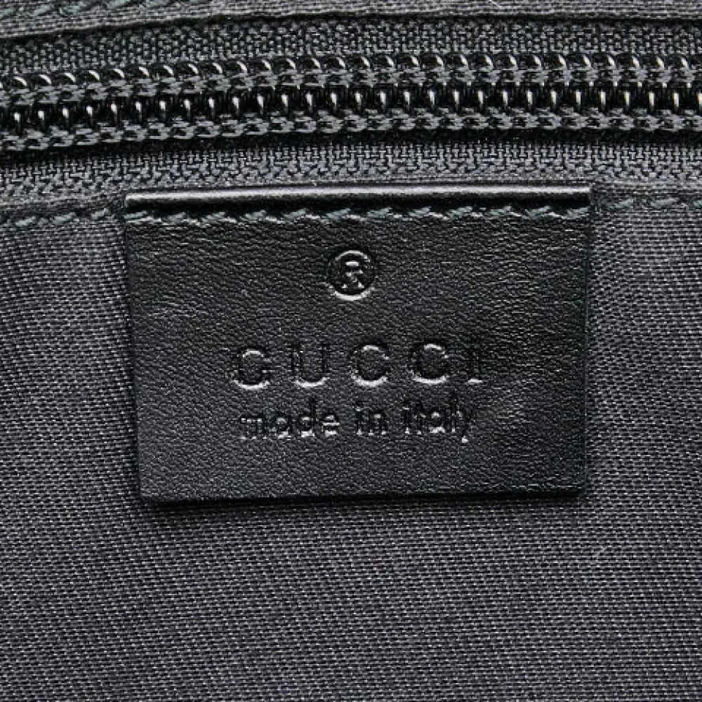 Gucci Vintage Pre-owned Leather crossbody-bags Black Dames